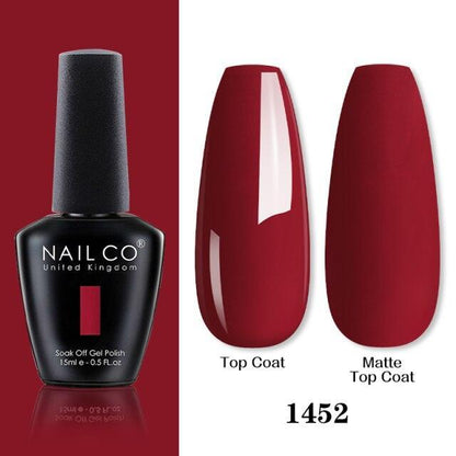 Womens Gel Nail Polish Multi Glossy and Matte Colors Elegant Manicure Design For Womens