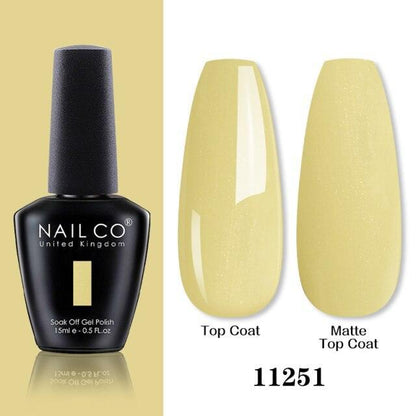 Womens Gel Nail Polish Multi Glossy and Matte Colors Elegant Manicure Design For Womens