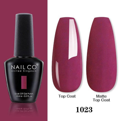 Womens Gel Nail Polish Multi Glossy and Matte Colors Elegant Manicure Design For Womens