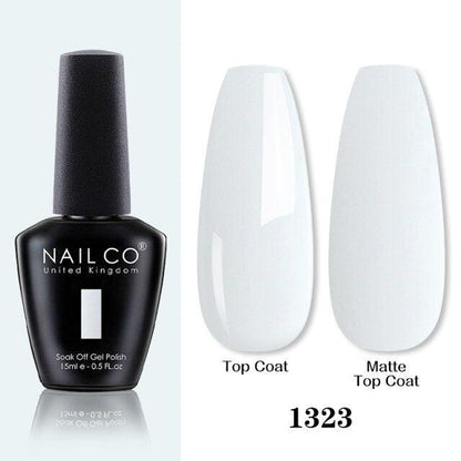 Womens Gel Nail Polish Multi Glossy and Matte Colors Elegant Manicure Design For Womens