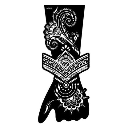 Womens Rose Tattoo Temporary Waterproof Body Tattoos Luxury Flower Design Modern Sticker