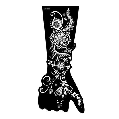 Womens Rose Tattoo Temporary Waterproof Body Tattoos Luxury Flower Design Modern Sticker