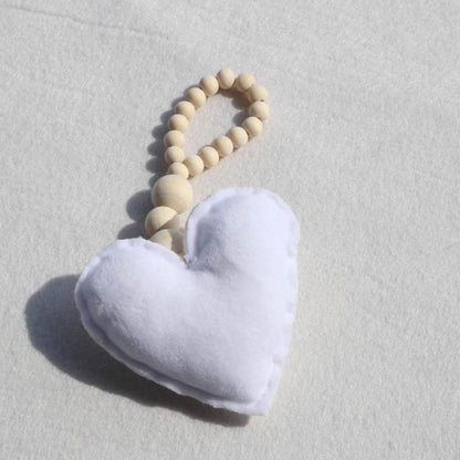Wooden Beads Moon Star Heart Ornaments Dream Catcher Kids Room Decoration Wall Hanging Girls Baby Tents Handmade Wall Hanging Decor Home Gifts for Girls Gifts for Women