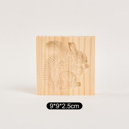 Wooden Cookie Mold Cutter Wooden Gingerbread Cookie Moulds Press 3D Cake Embossing Baking Mold Rose Flower Cutter Bakery Gadgets Cookies, Wooden Cookie Cutter, Funny Wooden Cookie Molds For Baking, Gingerbread Mold, Pine Cone Mold, Cake Mold