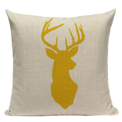 Yellow Pillow Covers Nordic Geometric Cushion Pillow Covers White Pillowcase Geometric Cushion Case Decoration Home Room Pillow Case